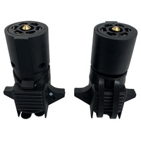 Adaptateur de feux de remorque : Prise plate 7 voies vers connecteur de remorque 4 voies/5 voies