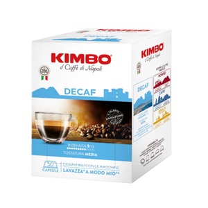 Capsule di Caffè Decaffeinato Kimbo Miscela 50 Pezzi Marca A Modo Mio per Macchine Monodose 0,18g/Capsula - Product Image 1