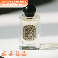 Étiquette métallique de bouteille de parfum de vin de bougie d'impression professionnelle personnalisée étiquette promotionnelle de bouteille de parfum vintage en aluminium gaufré