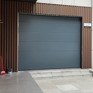 <span class=keywords><strong>Porte</strong></span> <span class=keywords><strong>de</strong></span> <span class=keywords><strong>garage</strong></span> sectionnelle coupe-vent en acier galvanisé, ouverture latérale électrique, tailles personnalisées pour entrepôt, gain <span class=keywords><strong>de</strong></span> place - Product Image 2