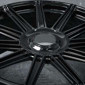 ล้อฟอร์จสีดำเงาทั้งหมด ขนาด 18" 19" 20" 21" 22" 5x100 5x105 5x108 5x110 5x112 5x114.3 5*120 5*127 สำหรับรถยนต์นั่งส่วนบุคคล - Product Image 4