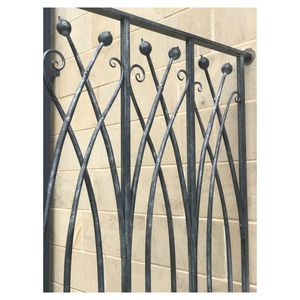 Barandilla de Hierro Forjado que Cumple con las Normas para Áreas Comunes de Edificios de Apartamentos, Residencias Multifamiliares y Propiedades de <span class=keywords><strong>Alquiler</strong></span> Interiores - Product Image 5