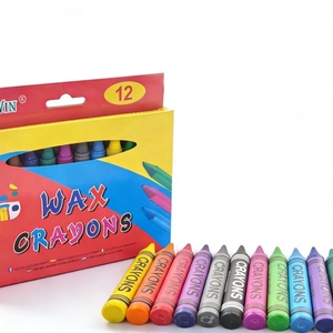 สีเทียนเนื้อเนียนคุณภาพสูง 12 สี ปลอดสารพิษ พกพาสะดวก สำหรับนักเรียน ราคาโรงงาน โปรโมชั่นพิเศษ - Product Image 3