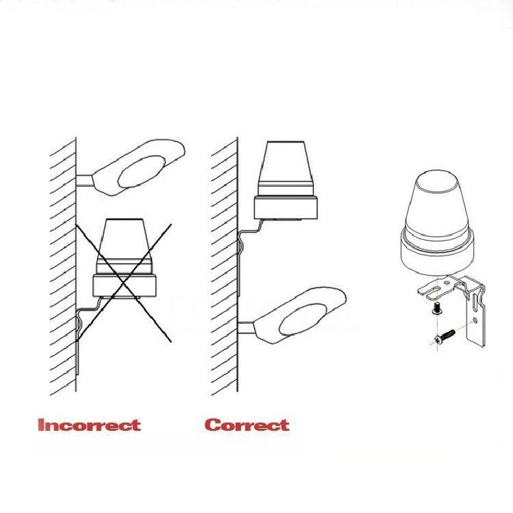 Outdoor Rainproof 220V 110V 24V 12V Photosensitive Light Controller Inductive Switches