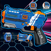 Pistolet laser infrarouge à piles pour 4 joueurs, ensemble de jeu de tir, équipement de tir au laser, pistolet et gilet multijoueur, vente chaude
