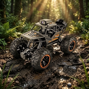 Vente en gros usine Voiture RC 1/18 en alliage haute vitesse avec caméra Wi-Fi pour enfants, véhicule RC tout-terrain 4x4 pour drift et <span class=keywords><strong>escalade</strong></span> - Product Image 4