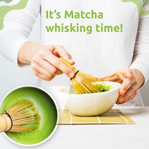 Fouet à thé Matcha en bambou japonais de haute qualité Emballage personnalisé avec logo personnalisé Vente en gros - Product Image 6