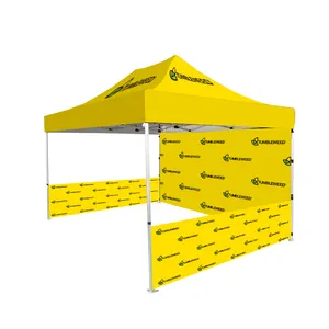 10x20 logo publicitaire extérieur en aluminium salon tente exposition événement chapiteau gazebos auvent Pop Up tentes imprimées personnalisées
