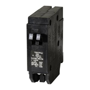 Interruptor de Circuito de la Serie Hx Home, 20A 30A 2P 120/240V, Tipo HACR DP-4075 - Product Image 1