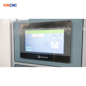 Macchina Automatica KINCNC per la Produzione di <span class=keywords><strong>Pallet</strong></span> <span class=keywords><strong>in</strong></span> <span class=keywords><strong>Legno</strong></span>, Controllo PLC, Pressa Idraulica, Funzionamento Touch Screen, Dimensioni Personalizzabili - Product Image 3