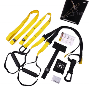 Portable Eco-Friendly Home Gym for System Polyester Webbing Adjustable Workout <b>Straps</b> for Full Body Fitness - Product Image 3