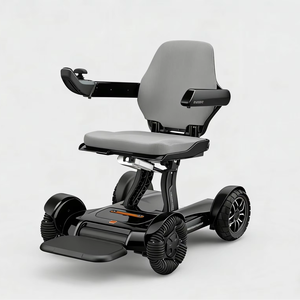 Silla de ruedas motorizada automática con control remoto, plegable y ligera para uso de personas con discapacidad. - Product Image 5