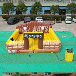 Toro Mecánico Inflable Comercial para Rodeo con Colchón de Rebote para Parques de Diversiones y Eventos al Aire Libre - Product Image 3