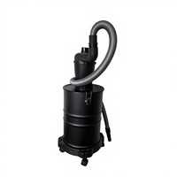 Separator Cyclone Manual Plastik Mandiri untuk Pengumpul Debu Pertukangan dan Penggilingan dengan Sambungan dan Adaptor