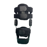 Attelle de genou universelle de haute qualité pour la rééducation, réglable et stabilisatrice, pour soulager la douleur (support de l'articulation du genou ACL)