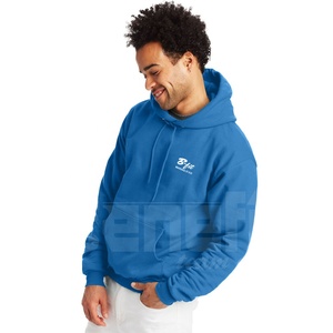 Venta al por mayor de suéter de lana de moda Casual logotipo personalizado sudaderas con capucha para los hombres - Product Image 2