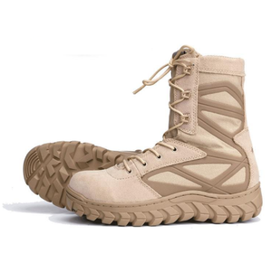 Bottes d'escalade personnalisées DFA120 Noir Kaki Désert OD, chaussures de montagne avec surpiqûres tout autour, nouvelle conception, semelle extérieure en caoutchouc - Product Image 3