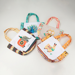 Sacs fourre-tout en coton personnalisables avec poignées, sacs de shopping en toile tendance, réutilisables, promotionnels, pour lettres et cadeaux - Product Image 3
