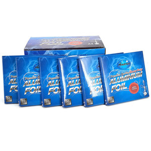 <span class=keywords><strong>Amaren</strong></span>-hojas de papel de aluminio cuadradas y redondas preperforadas, con orificio para accesorios de Shisha y Hookah - Product Image 5