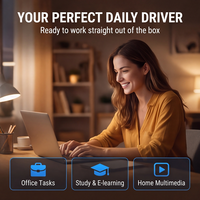 Eglobal Nouveau Mini PC OEM AMD R5 5500U Ryzen avec double emplacement DDR4, 2 ports HD 4K, Type-C, RJ45, compatible Windows 11 pour Kiosque et Ordinateur NUC