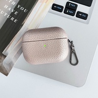 Vente en gros d'étuis pour écouteurs en TPU à motif lychee, compatibles avec les écouteurs sans fil pour les modèles 1/2/3/4