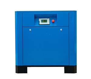 Compresseur d'air à vis à haute efficacité Conversion de fréquence à aimant permanent 20HP 15KW Fabricants de compresseurs d'air - Product Image 1