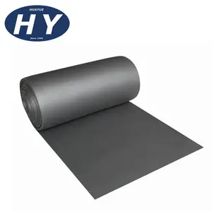 B1 grade fireproof&soundproof closed cell elastomeric NBR PVC rubber insulation foam rubber sheet rool with self adhesive