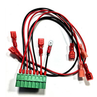 Connecteur rapide à fourche 8 positions pour câble, bornier, fils rouge et noir 22-18 AWG, femelle et mâle, Ferre Industrial