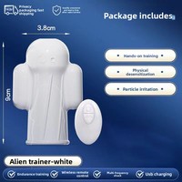 Kabelloser Ferngesteuerter Glans-Trainer für Männer, Vibrierender Massager zur Sensibilitätsreduzierung, TPE Sexspielzeug