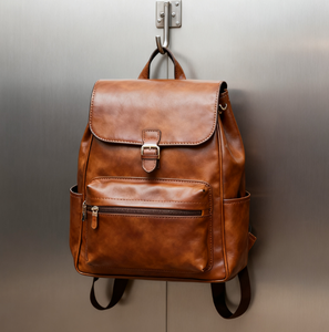 กระเป๋าหนังสำหรับเปลี่ยนให้ดูครีมกระเป๋าเป้สะพายหลังหนังแท้กระเป๋าเปลี่ยนผ้าอ้อมกระเป๋าเป้สะพายหลัง - Product Image 3