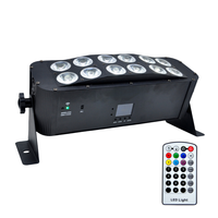 Chine vente en gros alimenté par batterie Par lumière 12x18W RGBWA + UV 6in1 LED Dmx batterie sans fil mariage Uplight pour scène fête Disco