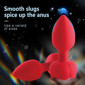 Silicone Anal Plug <b>Vibrator</b> With <b>Remote</b> Control For Adult Stimulation Sex Toy <b>Vibrator</b> - Product Image 4
