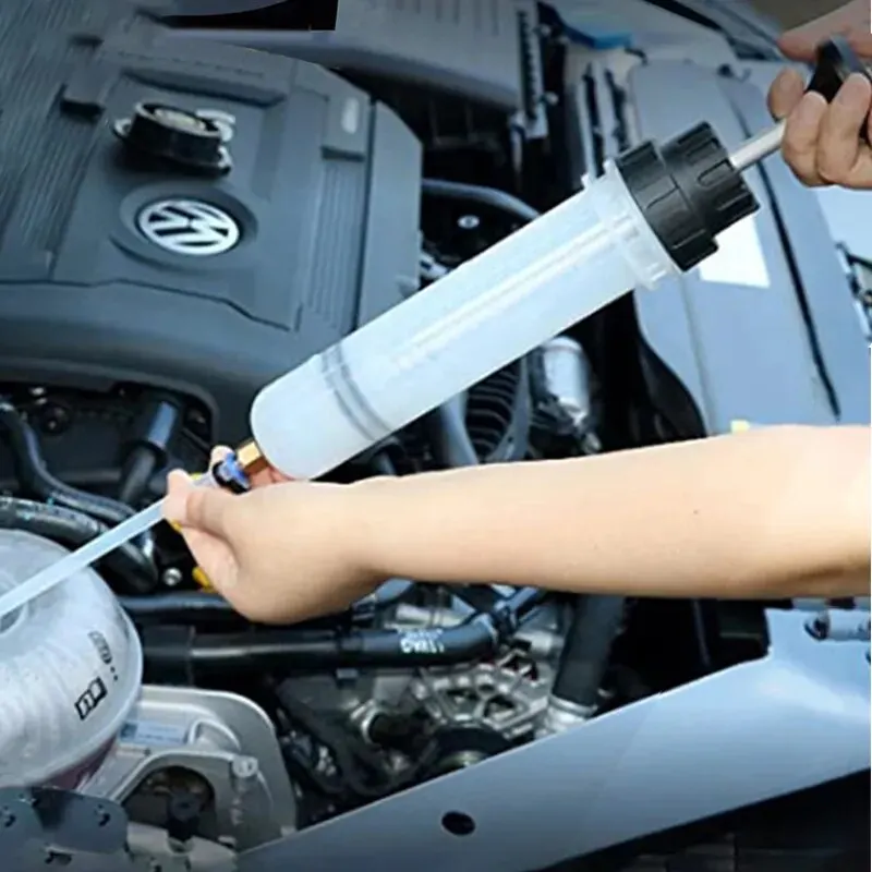 500ML Car Oil Extractor Pump Liquid Fluid Extraction Filling Syringe Transfer Hand Pump Automotive Tools