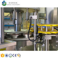 Machine d'étiquetage rotative et linéaire à colle thermofusible OPP SOKOS avec système PLC avancé