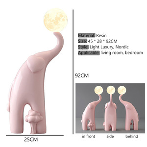 Thiết kế nghệ thuật sáng tạo Voi Đêm ánh sáng đèn sàn nhà biệt thự phòng trẻ em phòng ngủ phòng khách Đèn sàn - Product Image 2