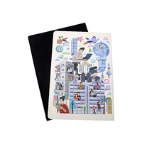 Carnet pratique à reliure cousue, format A5 A6, impression personnalisée avec logo pour la prise de notes rapide
