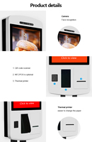 Machine de paiement de nourriture de commande en libre-service à écran tactile de 24, 27, 32 pouces, kiosque de commande automatique dans le restaurant