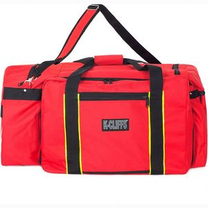 Échantillon gratuit, sac à équipement de grande taille imperméable, design personnalisé, rouge, vente en gros, sac à équipement de pompier, sac de sauvetage pour pompier - Product Image 1