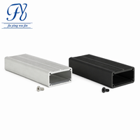 Boîtier de commande en aluminium extrudé 35*19*100mm, dissipateur thermique, boîtier d'instrument électronique, boîtier PCB anodisé noir argenté IP54