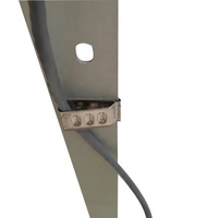 Système de montage solaire, clips pour câbles solaires, clips pour fils SUS 304, serre-câbles, installation au sol ou sur toit