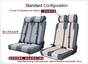 2024 AutoLiuMa ventes du fabricant Auto accessoires intérieurs canapé arrière sièges de lit inclinables siège de lit en cuir de qualité voiture RV Auto - Product Image 2