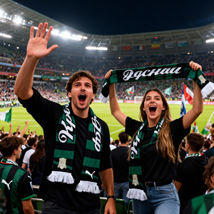 サッカークラブ、国チームファン向けの卸売カスタムロングニットファンスカーフ - Product Image 3