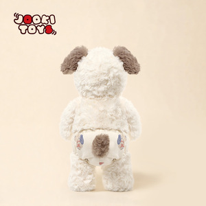 Jooki nhút nhát con chó Búp bê đồ chơi sang trọng mềm nhồi bông Chew Squeaky sang trọng tùy chỉnh nhỏ đan con chó đồ chơi - Product Image 3