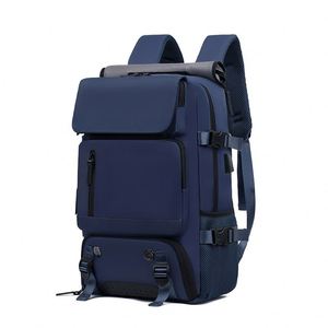 High Quality Custom Logo Hot Sale Fashion Simple Waterproof Compartment USB Charging Business Travel Laptop <b>Backpack</b> for Men - Product Image 6
