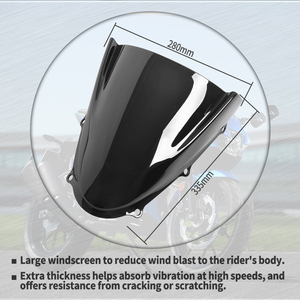 Déflecteur d'écran de pare-brise de moto XXUN pour <span class=keywords><strong>Suzuki</strong></span> <span class=keywords><strong>GSXR</strong></span> <span class=keywords><strong>125</strong></span> GSXR125 2017 2018 2019 2020 2021 2022 - Product Image 4