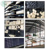 Extrusion de haute qualité 2mm 3mm 250mm plastique abs ptfe hdpe nylon 66 tiges tige en plastique pom