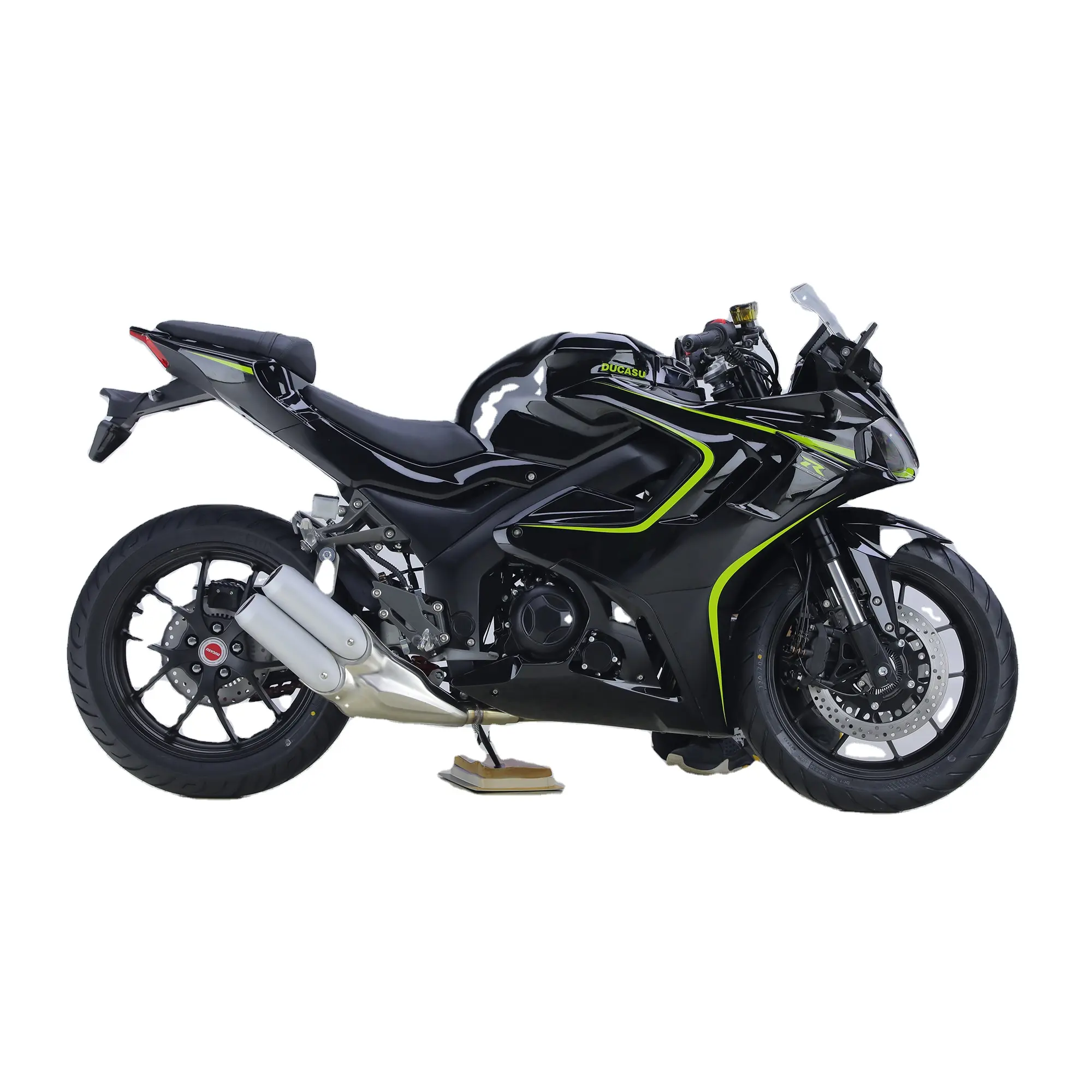 WX-DK400 Gas Aangedreven 400cc Automatische Race Motorfiets Motor 4-takt Fiets Voor Benzine Road Sport Motor