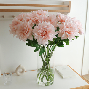 Flor de Dalia Artificial, Flor Artificial Realista al Tacto, Realista, Blanca, Rosa, Naranja, Decoración para el Hogar, Boda, Fiesta, Ramo de Regalo - Product Image 1