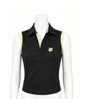 T-shirt de sport sans manches ou à manches courtes pour le golf, vêtements d'équitation pour filles, tenue de compétition importée