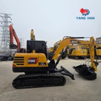 Excavatrice hydraulique d'occasion SANY SY60C 6 tonnes pour travaux de construction